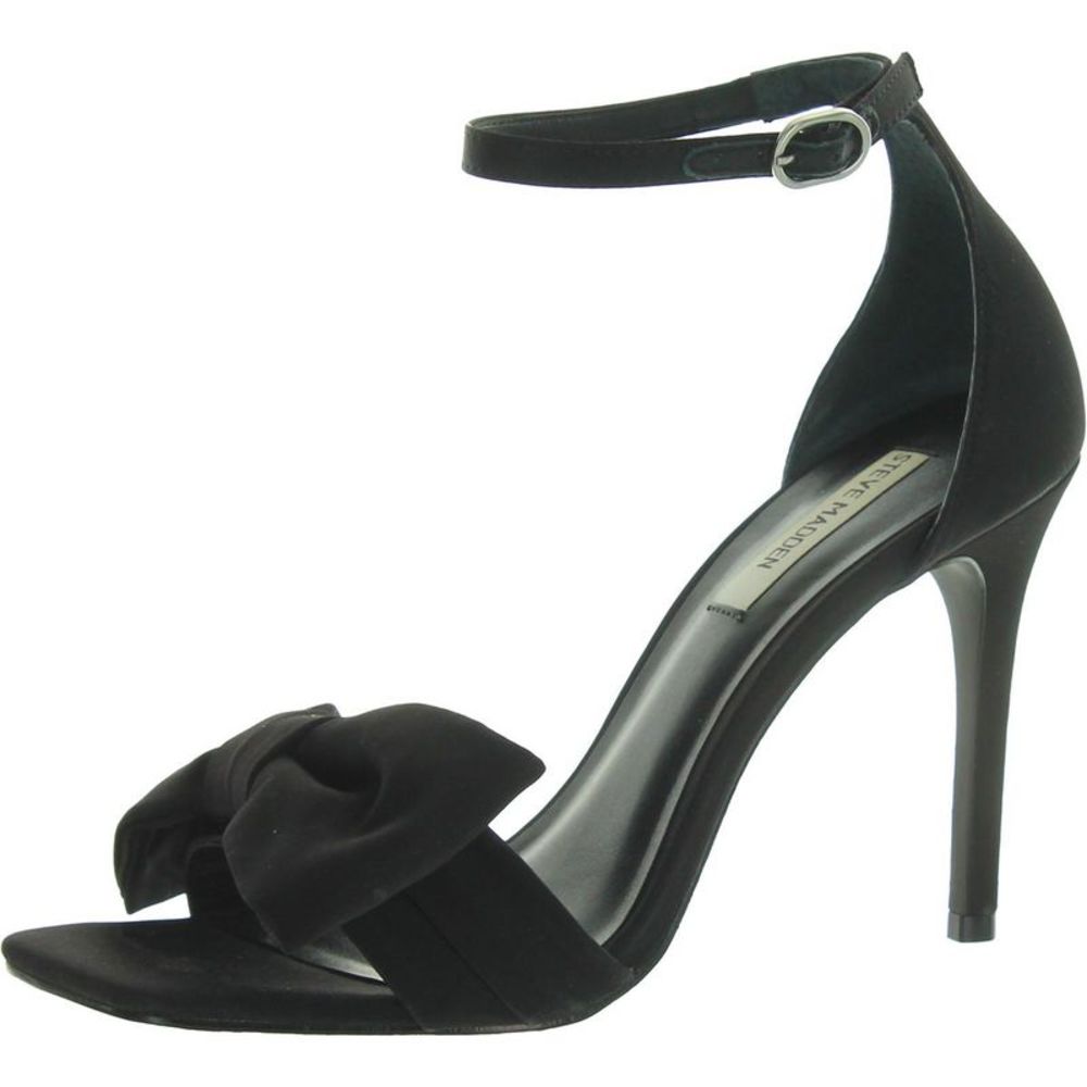 Steve Madden Black Ankle Strap Heels